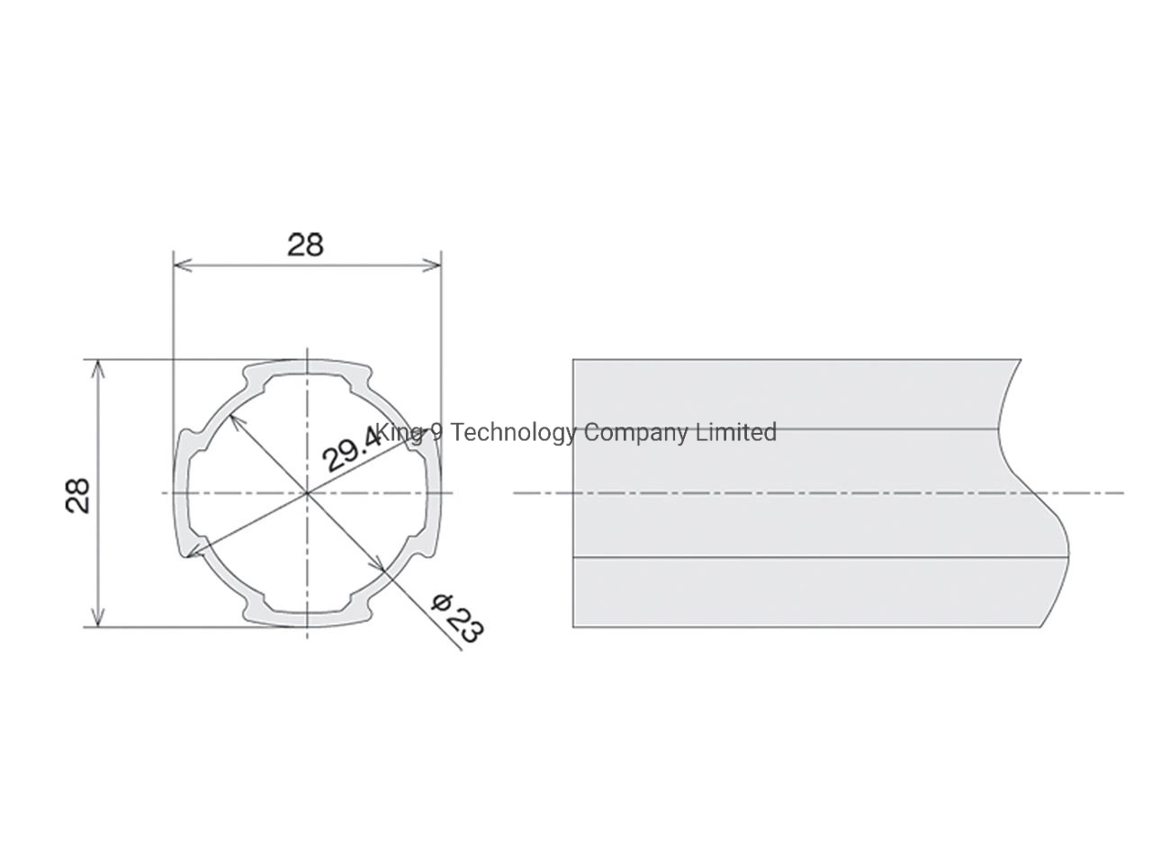 Aluminum Alloy Tube for Lean Logistic/Workstation