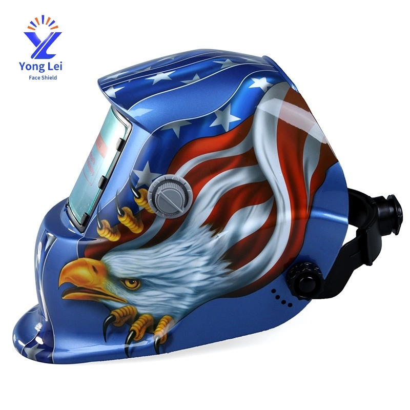 High Quality Good Performance Big View Auto Darkening Impact Resistance Welding Head Protection Helmet