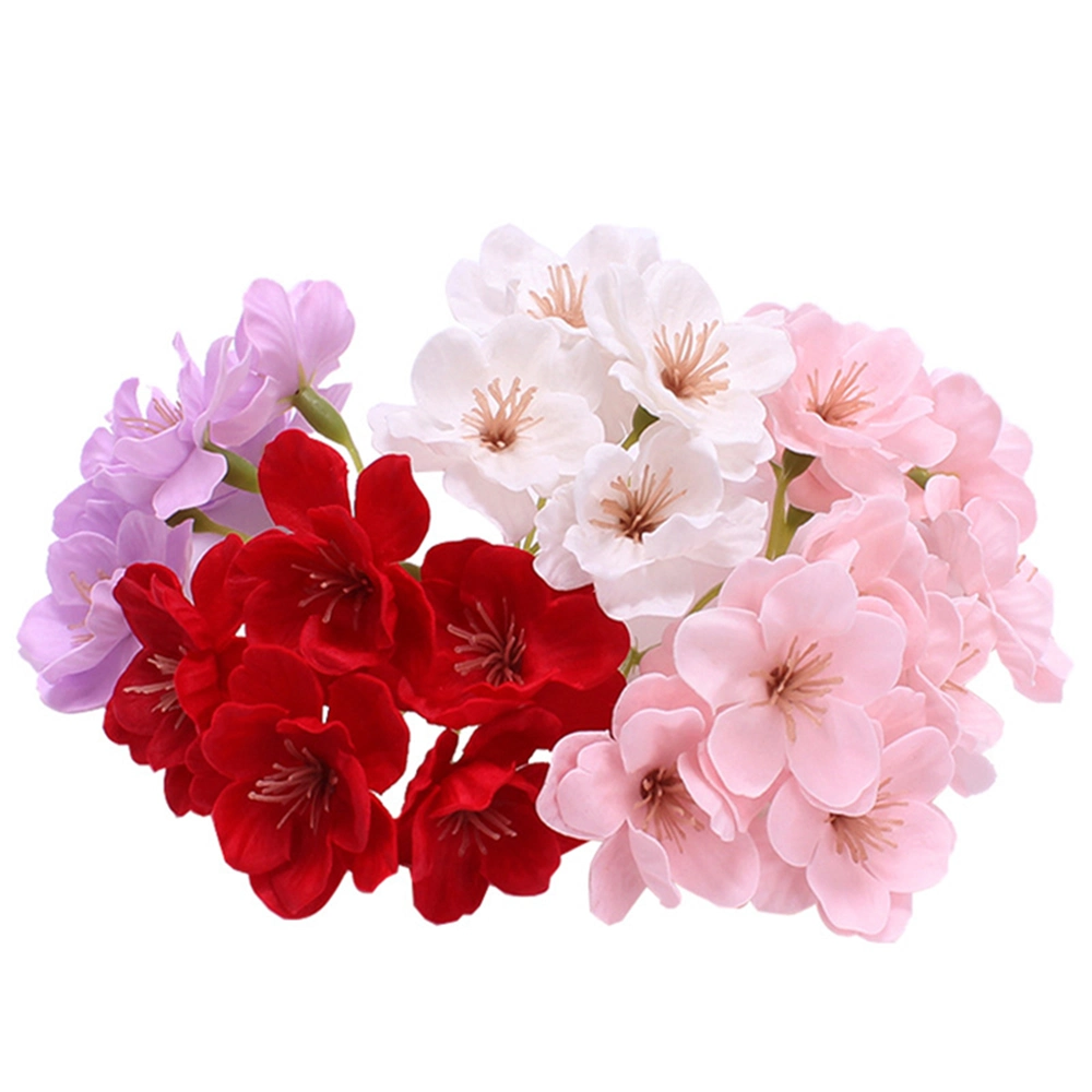 Artificial Soap Cherry Flower Popular Decorations for Valentine's Day, Christmas, Decoration