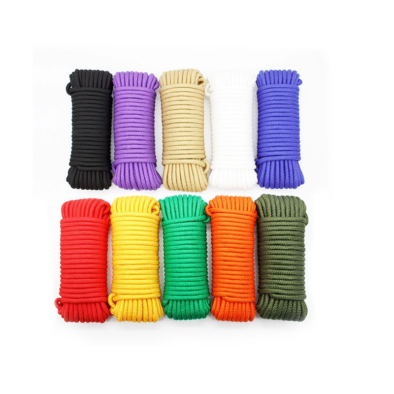 Good Quantity Colourful Draw Strong Rope Round Cotton Polyester Draw Cord