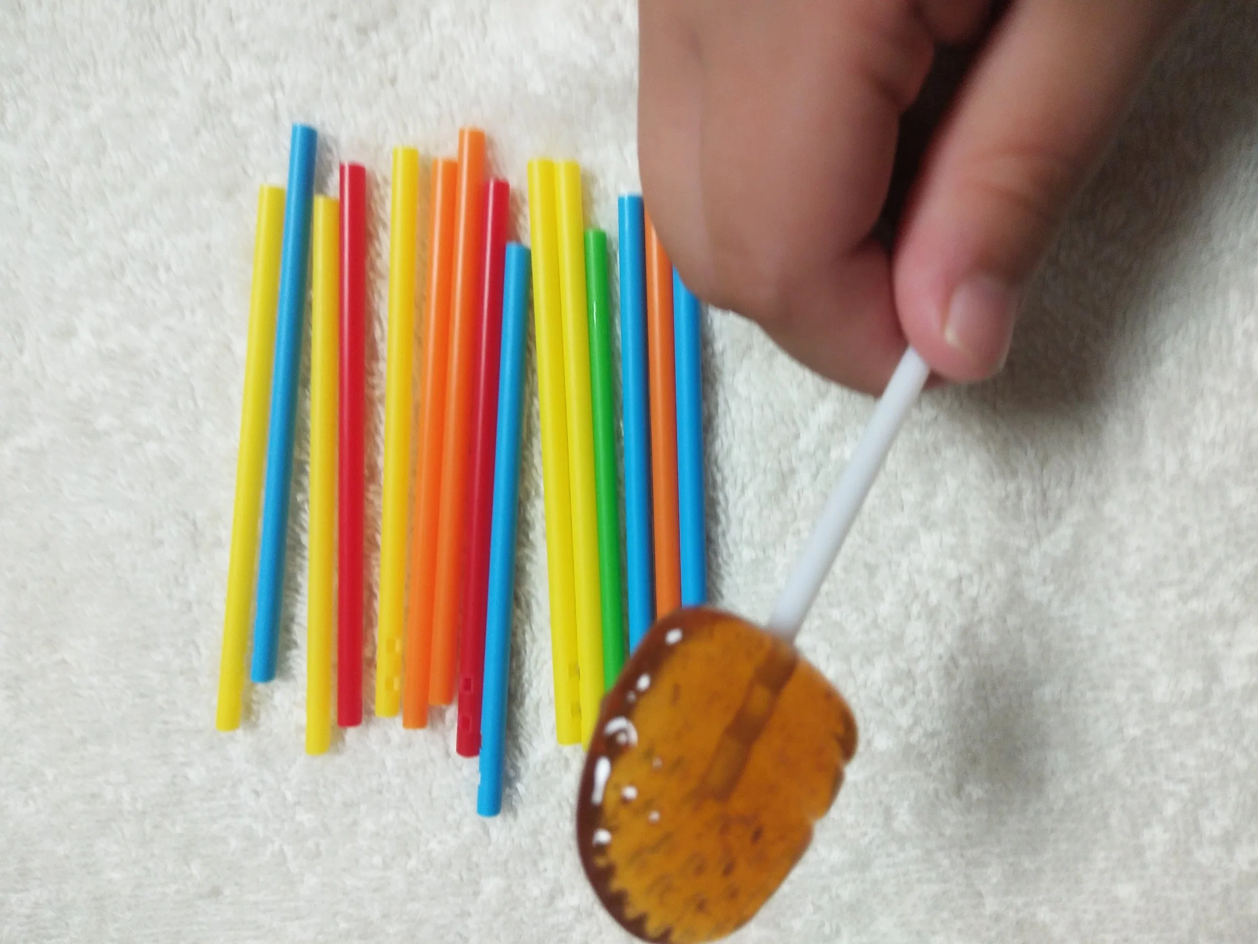 Eliminação aprovada pela FDA Candy Plastic Lollipop sticks material de embalagem Stick Para Lollypop