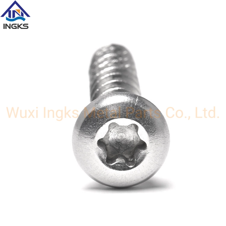 Customized Self Tapping Screw Torx Oval Head with Shoulder Security Screw for Metal