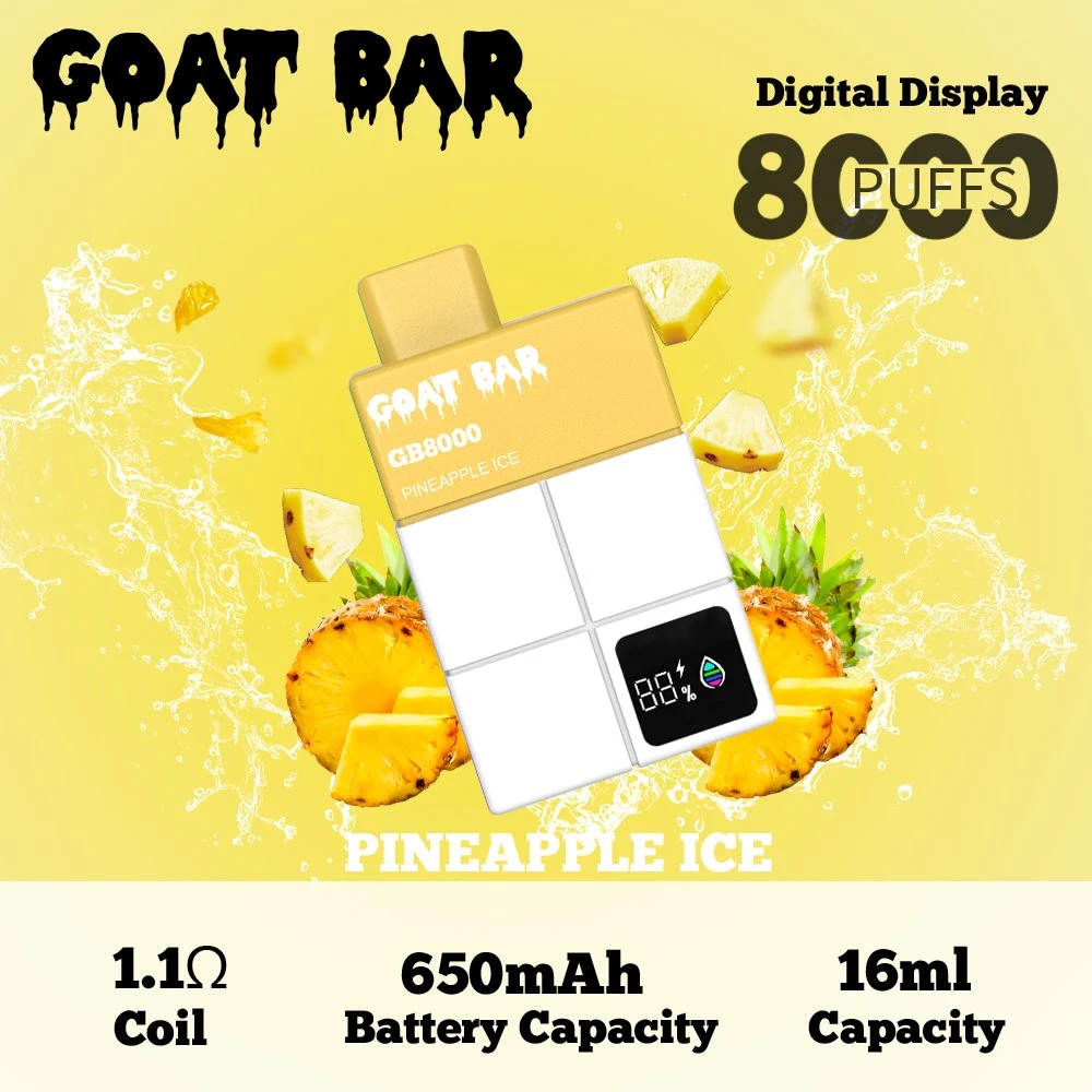 Goat Bar 8000 Puff Vozol Gear 7000puff Wholesale/Supplier Price Disposable/Chargeable E Cigarette Disposable/Chargeable Wholesale/Supplier Electronic Cigarette Vape