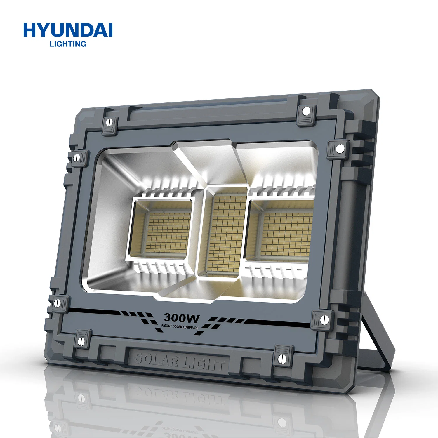 Hyundai Energieeinsparung Großhandel/Lieferant 60-800W IP65 Wasserdichte Außenleuchten Solar Powered RGB Solar LED Garten Flood Street Lighting