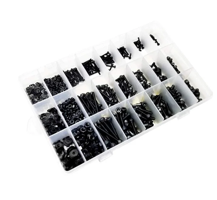 Aiboyin Hex Socket Head Cap Bolts Screws Nuts Washers Assortment