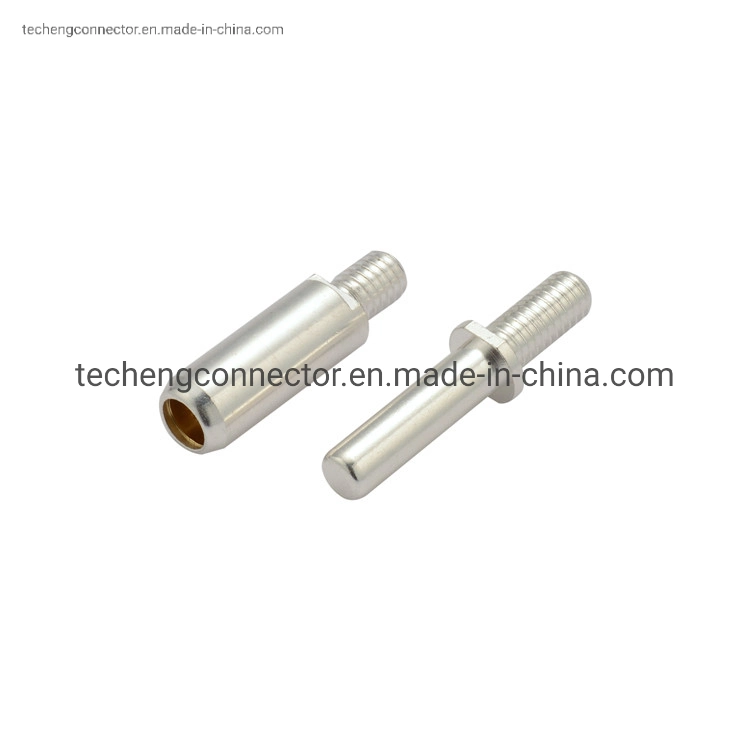 Custom Female and Male Pins for Type 2 Socket for Charging Electric Vehicles