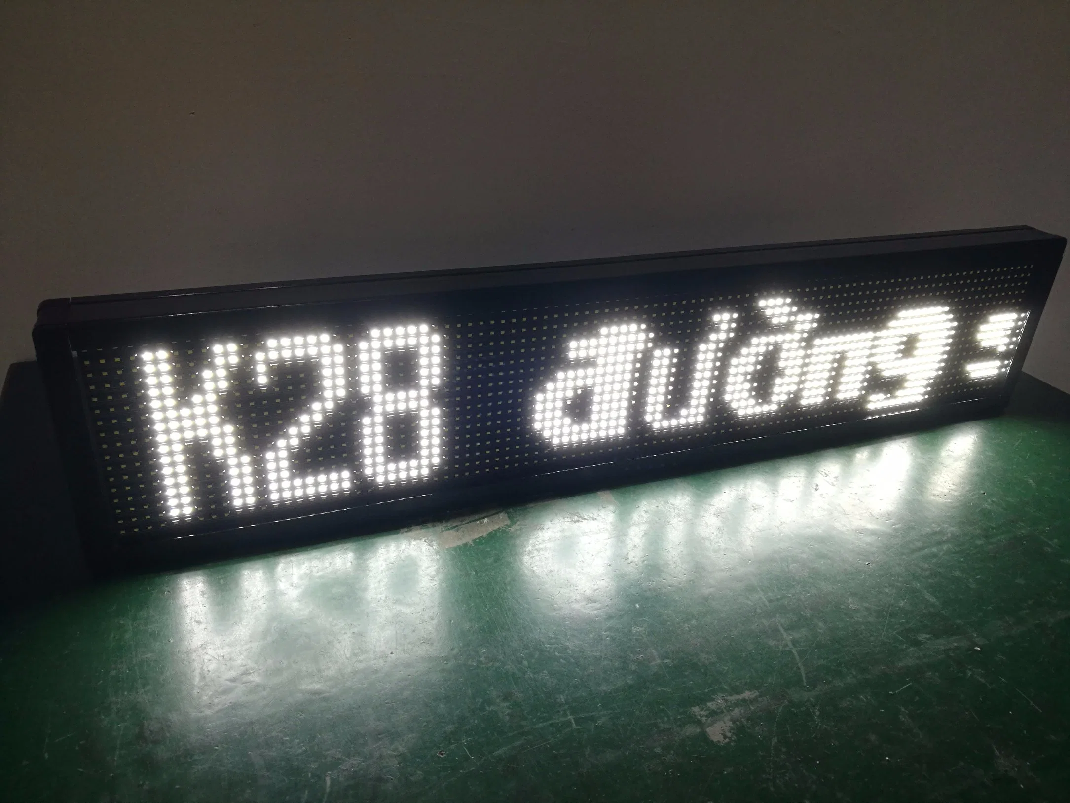 P8*10 19X160 Dots White Color SMD Front Rear Side Bus LED Display Board