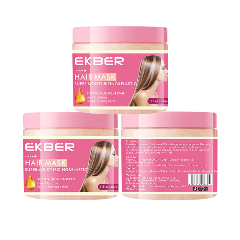 Nova Listagem fabrique Ekber melhor Tea Tree Hair Water Mask Óleo de Argan aumentar a suavidade força do cabelo Máscara de cabelo Vegan Máscara de cabelo Óleo