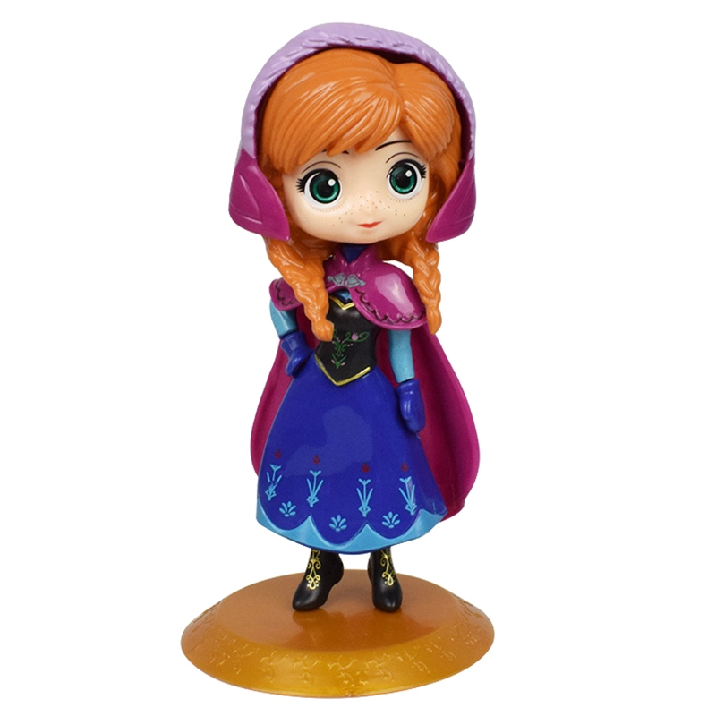 Custom Anime Princess Action Figure Cute Princess Figure Doll PVC Figure Toy Cake Toppers Birthday for Gifts