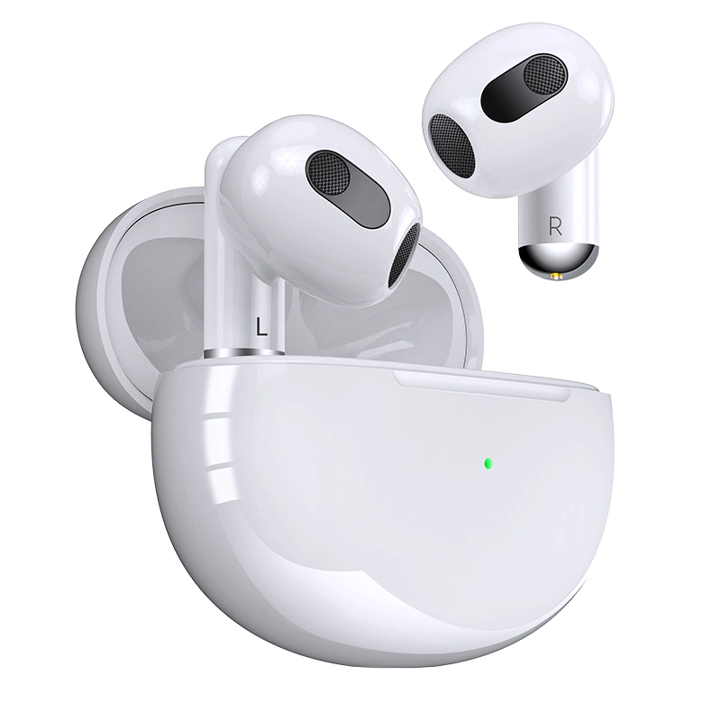 Blanco en la oreja los auriculares manos libres de la TWS para teléfono móvil auriculares auriculares Bluetooth inalámbrico ordenador