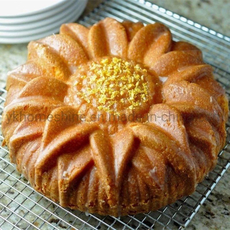 Sunflower Shaped Round Silicon Cake Baking Mold Food Grade Eco-Friendly Silicone Baking Pan