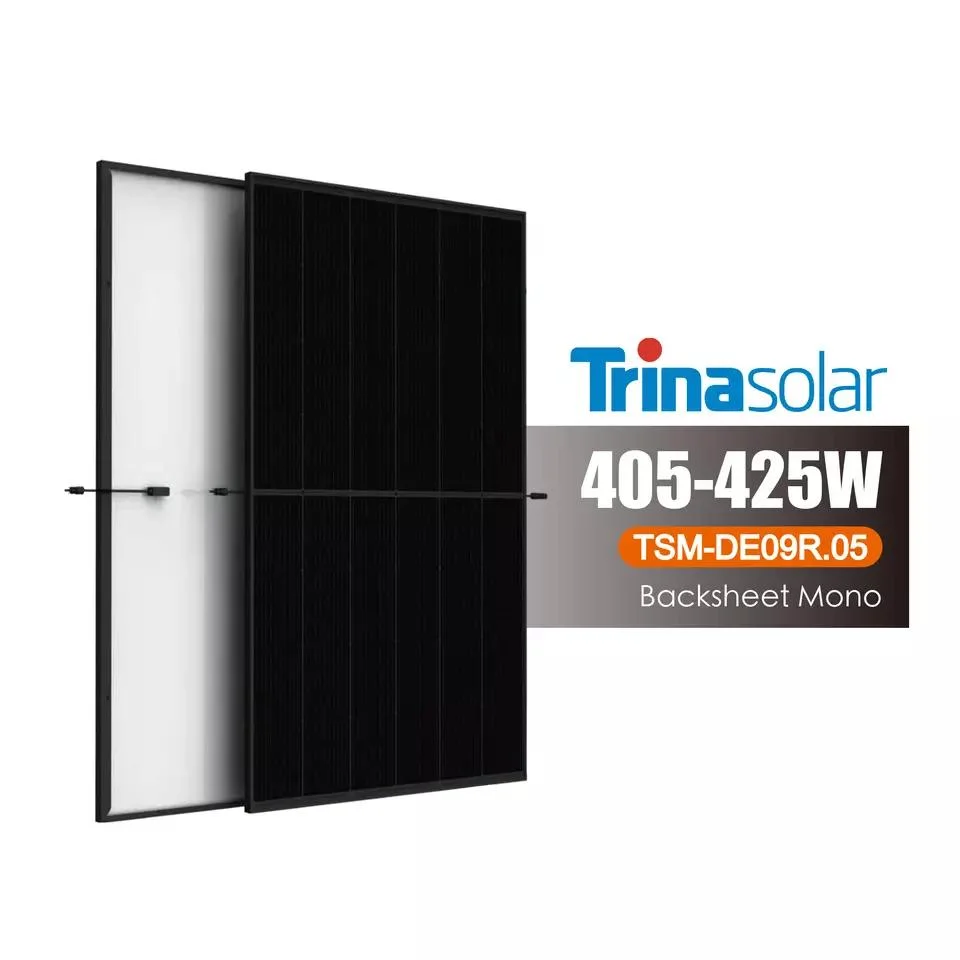 Trina Vertexs negro todos los paneles solares Mono de media celda 405W 410W 415W 420W 425W panel fotovoltaico para Sistemas de Energía Solar