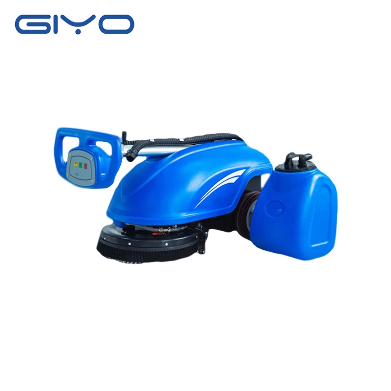 Stations Store Houses Cleaning Equipment Hand Push Dual Disc Mini Automatic Floor Scrubber Dryer