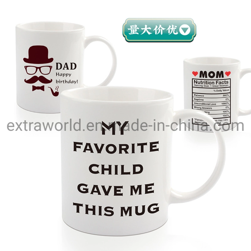 Wholesale/Supplier Porcelain 16oz Mug Tea Cup for Father&prime; S Day Gift