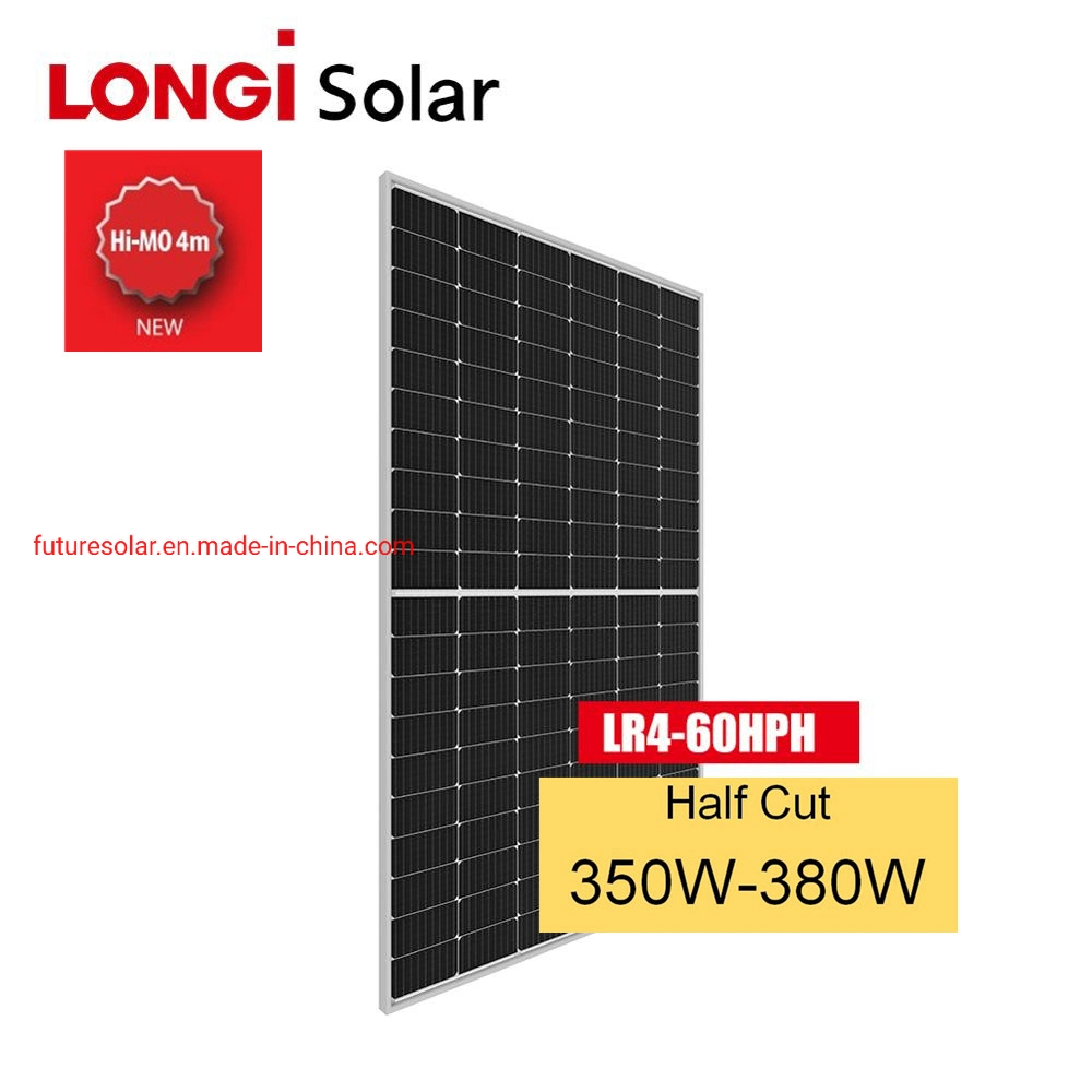 Tramo 1 Longi Solar mejor precio por vatio de paneles solares celdas solares de 380 W 375W 370W 365W 360W con sistema de energía solar fuera de la red