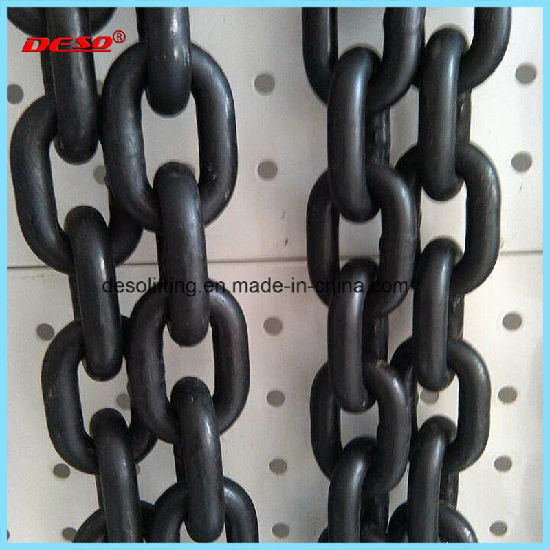G80 Welded Galvanized or Black Steel Lifting Chain