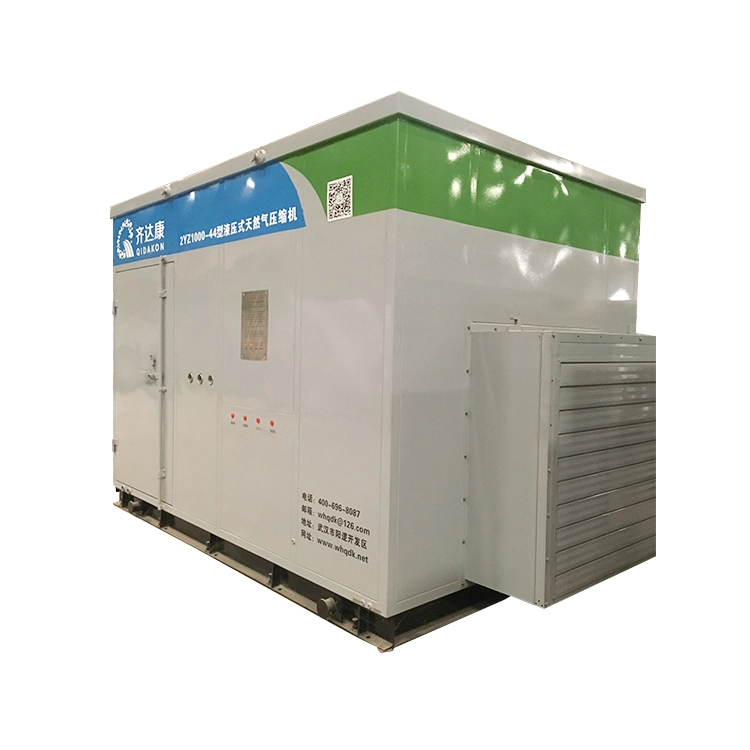 Low Noise High Flow Air Compressor for Natural Gas Refueling Station