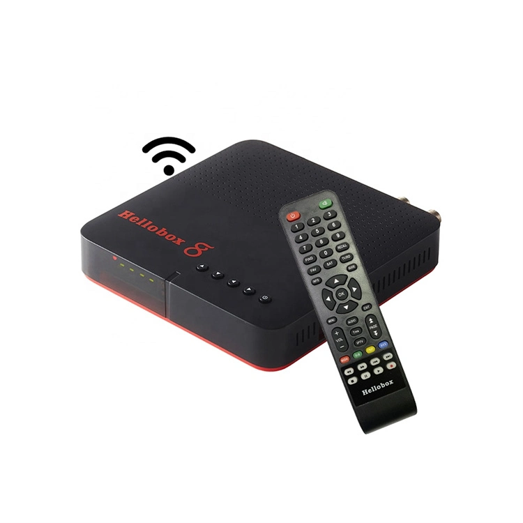 Hellobox 8 Satellit empfangen DVB-S2 S2X T2 H. 265 eingebaute WiFi Auto Biss Key Powervu am Newcam Mgcam Set Top Box