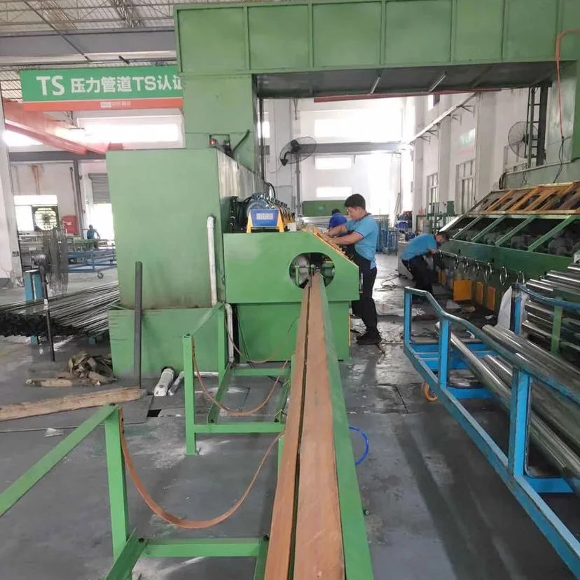 Galvanised Pipe Metal Pipe Polishing Machine Production Line