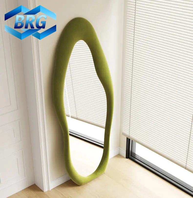 Modern Unique Design Floor Sanding Mirror Ins Decorative for Bathroom