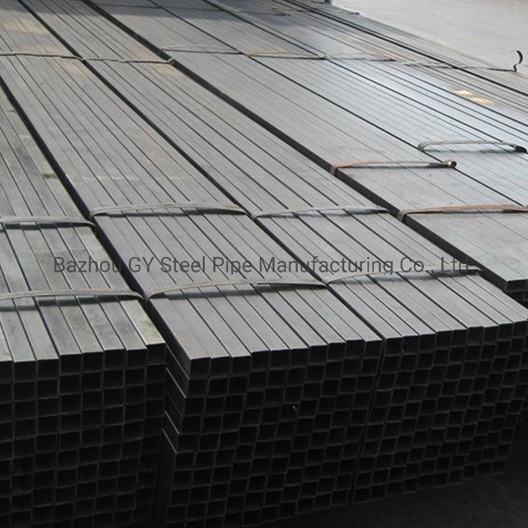 Q195 Prime Quality Mild Carton Black Square Tubular Steel Sizes From Original Factory