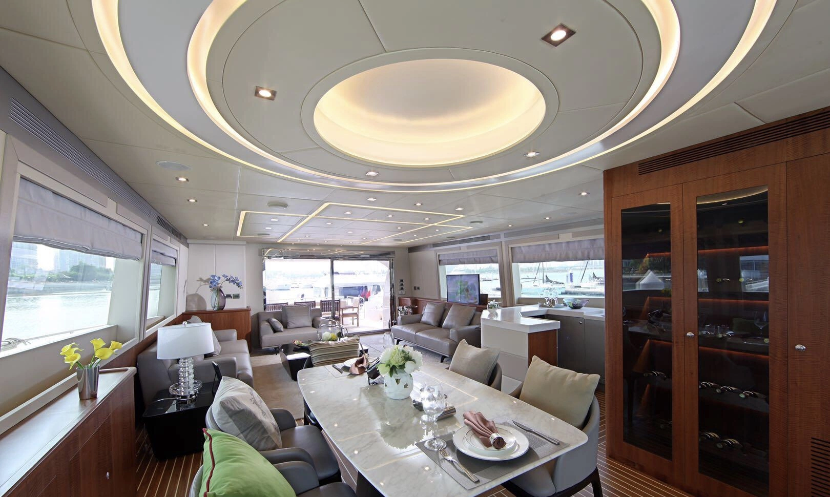 2023 Aluminium Konsole Cabin House Angelboot Aluminium Yacht Luxus Boot