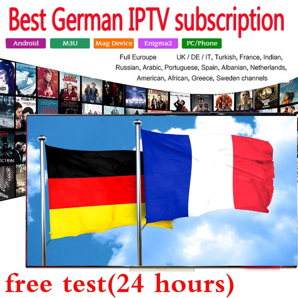 ألمانيا" أفضل رموز آي بي تي في أكثر قنوات الأحداث الرياضية استقرارا أحدث الأفلام لتلفزيون Android TV Box Smart TV Mag Box