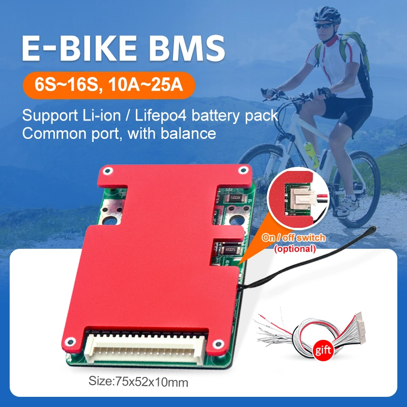 Tdt Manufacturer Lithium BMS 7s 8s 10s 13s 14s 24V 36V 48V 15A 20A LiFePO4 Li-ion Battery Management System BMS for E-Bike