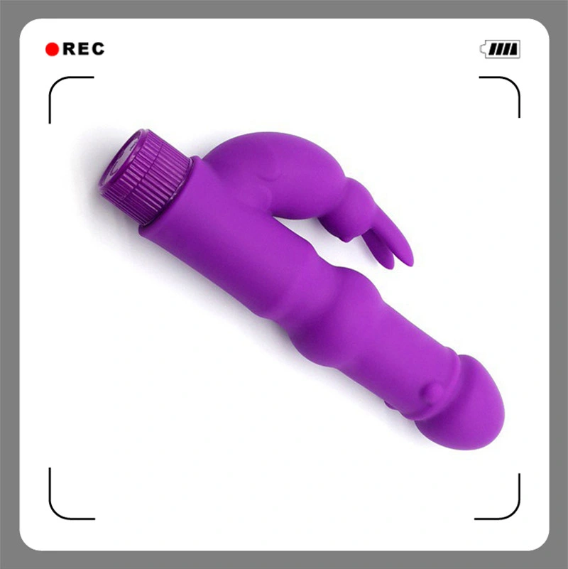 Dual Silcone Rabbit Vibrator Sex Toys for Women