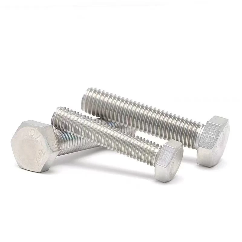 DIN933 Stainless Steel A4 A2 Metric Hex Head Machine Screws Bolt