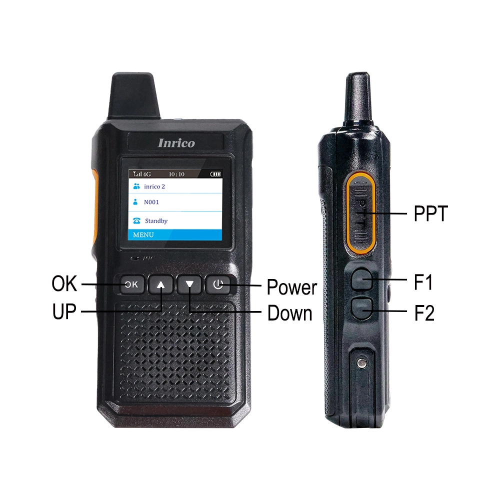 Inrico Best Portable Walky Talky T700 4G LTE Push to Talk Network Radios