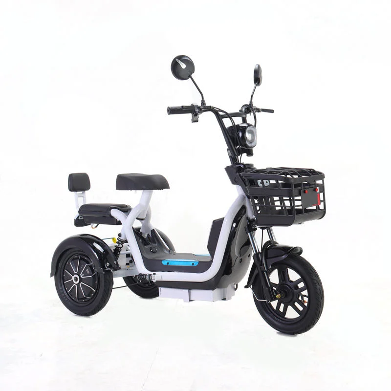 Wholesale Wholesale 500W 48V 12ah Family E Scooter 14 Inch 3 Wheel Tricycle Electric Bike Scooter for Adults