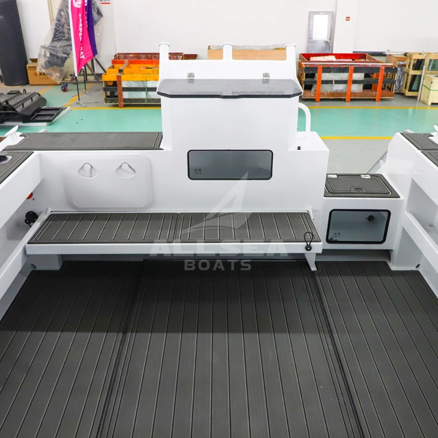 25FT 7.5m Fully Welded off Shore Luxury Cabin Aluminum Fishing Boat with CE Certification