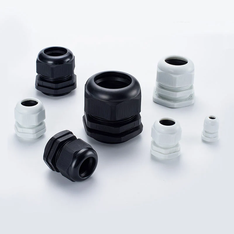 IP68 Waterproof Nylon Cable Glands Connectors with CE RoHS, Both Metric & Pg