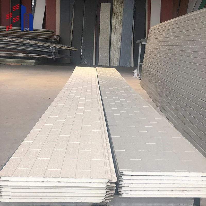 Factory Price White Brick Metal Siding Cladding Panels Exterior Wall Sandwich Panel