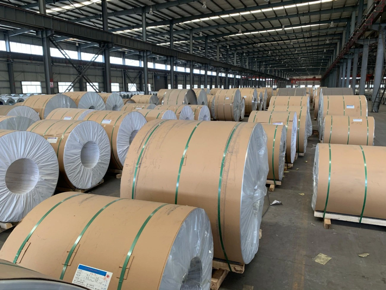 Bobina de alumínio a cores utilizada para construção de elevada eficiência do exportador chinês