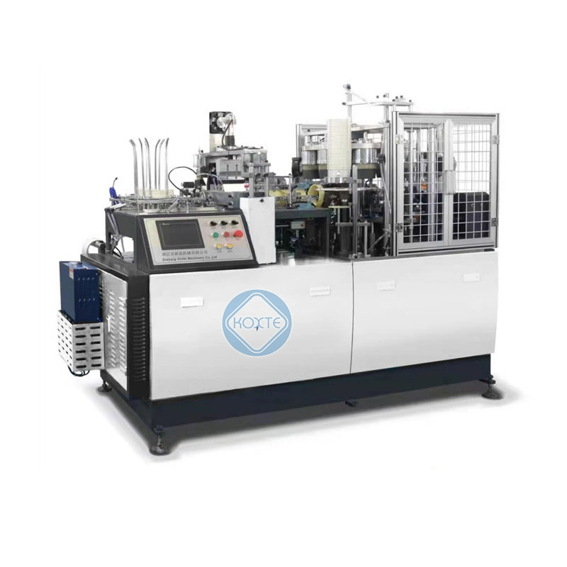 High Speed Full Automatic Personalized Disposable Paper Suction Silicone Suction Nozzle Paper Cup Making Forming Machine
