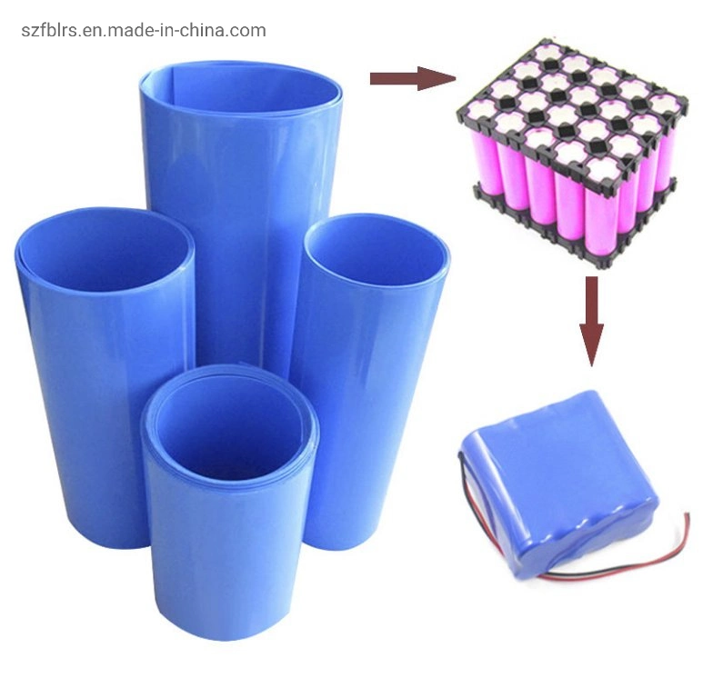 PVC Heat Shrinkable Tube Jacket Wraps 18650 Battery