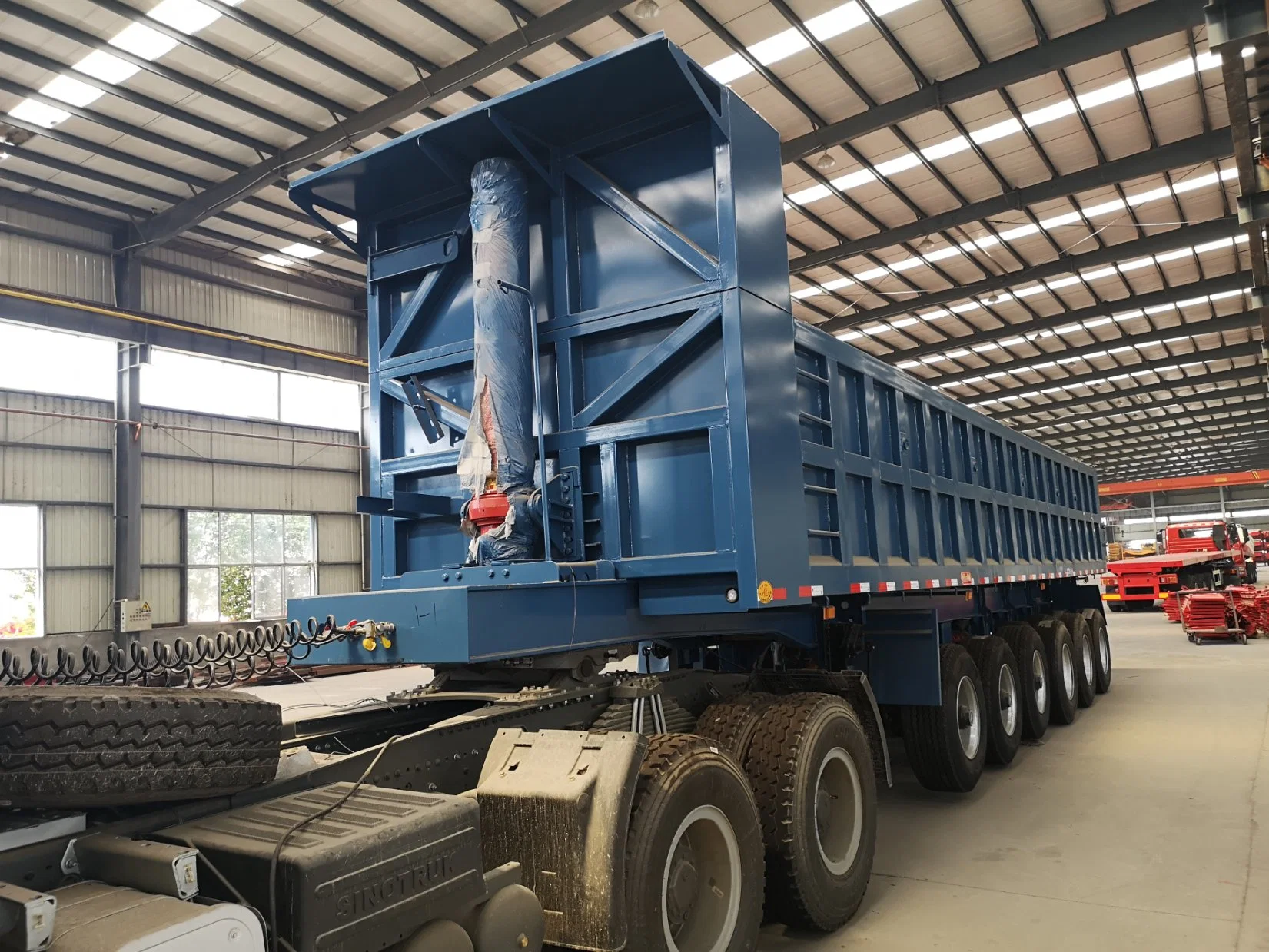 Heißer Verkauf 3axle Dump Kipper Cargo Flachbett schweren LKW Semi Anhänger