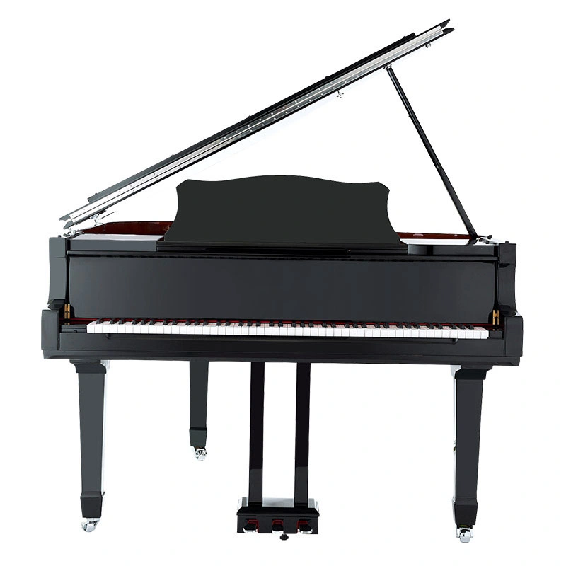 Custom 152W 88 Keys Negro Gran Piano Digital con MIDI Función y multivoces