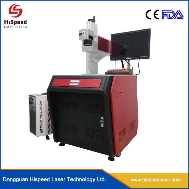 Luft-/Wasserkühlung 355nm 3W Faserautomatisierung Kennzeichnung UV-Laserdruck Maschine