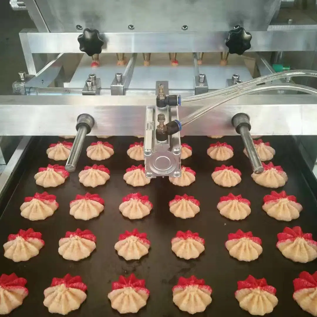 Full Automatic Double Color Colors Cookies Cookie Making Forming Machine