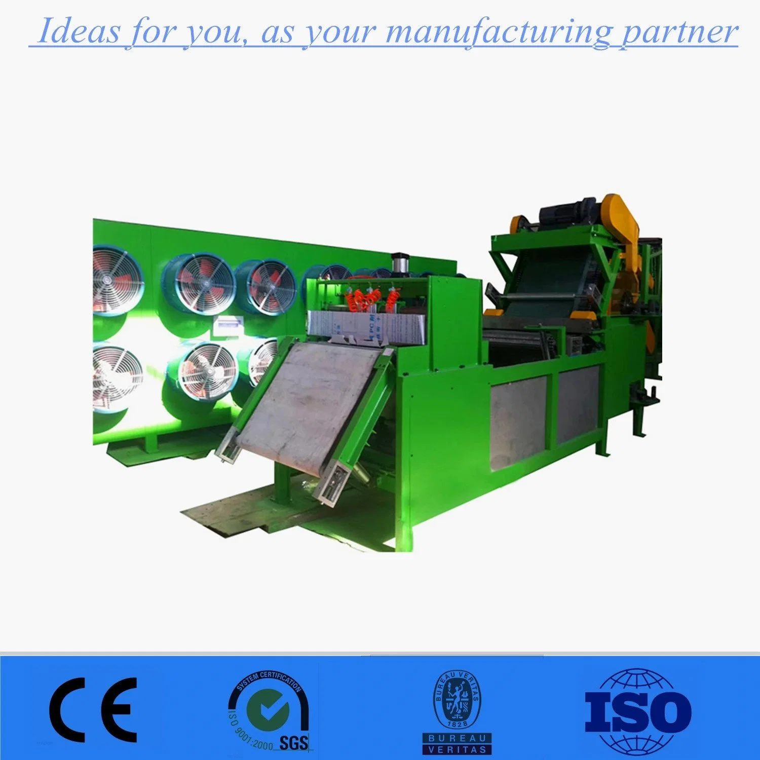 Rubber Raw Materials Batch-off Cooler Rubber Sheet Batch-off Cooling Line Machine