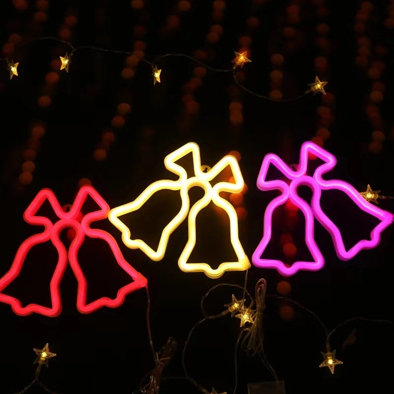 Custom Fashion Decoration Night Lamp Bellschristmas Neon Sign Lights