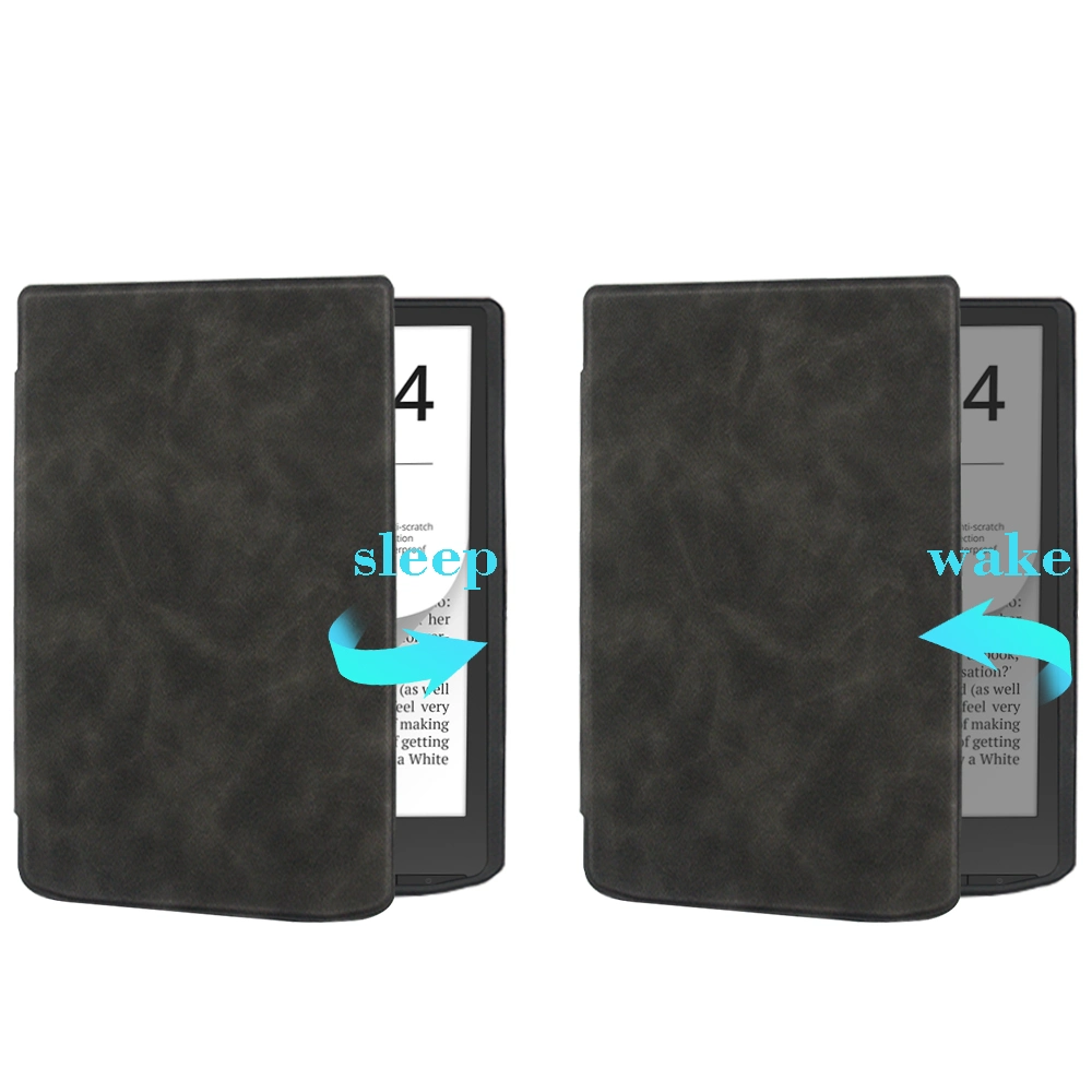 Soft TPU Leather Cover E-Reader Case for Pocketbook Inkpad 4