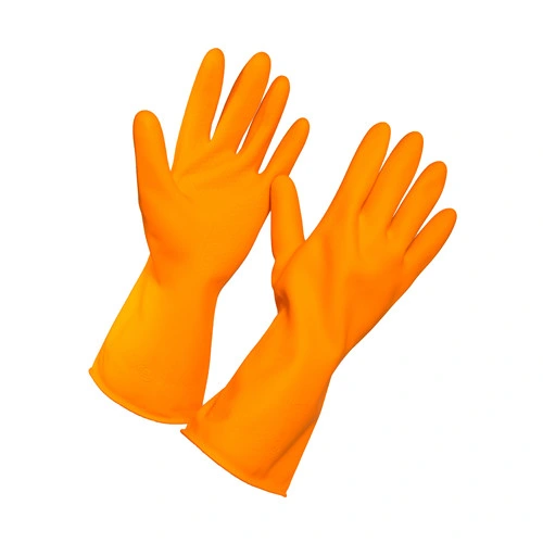 Chemical Industrial Black Latex Work Gloves