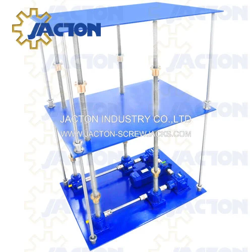 We Are Not Only a Supplier for Single Screw Jack Gearboxes and Motors. We Also Deliver Complete Lifting Systems, Ready to Install. Screw Jacks with Cube Housing