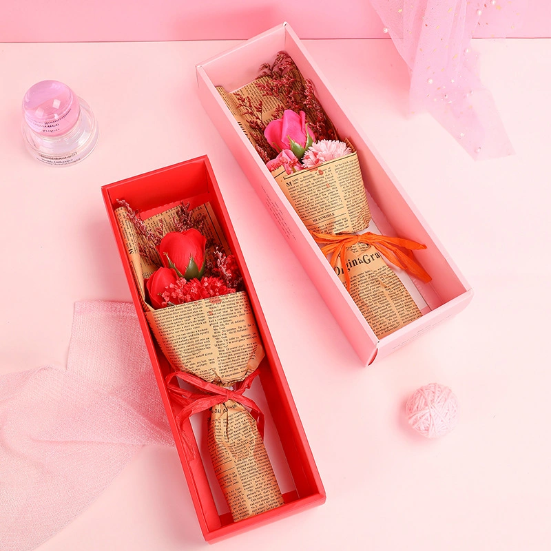 Amazon Hot Sale Drei Rosen Bouquet Geschenk Valentinstag Boxen 2022 Valentinstag Geschenke