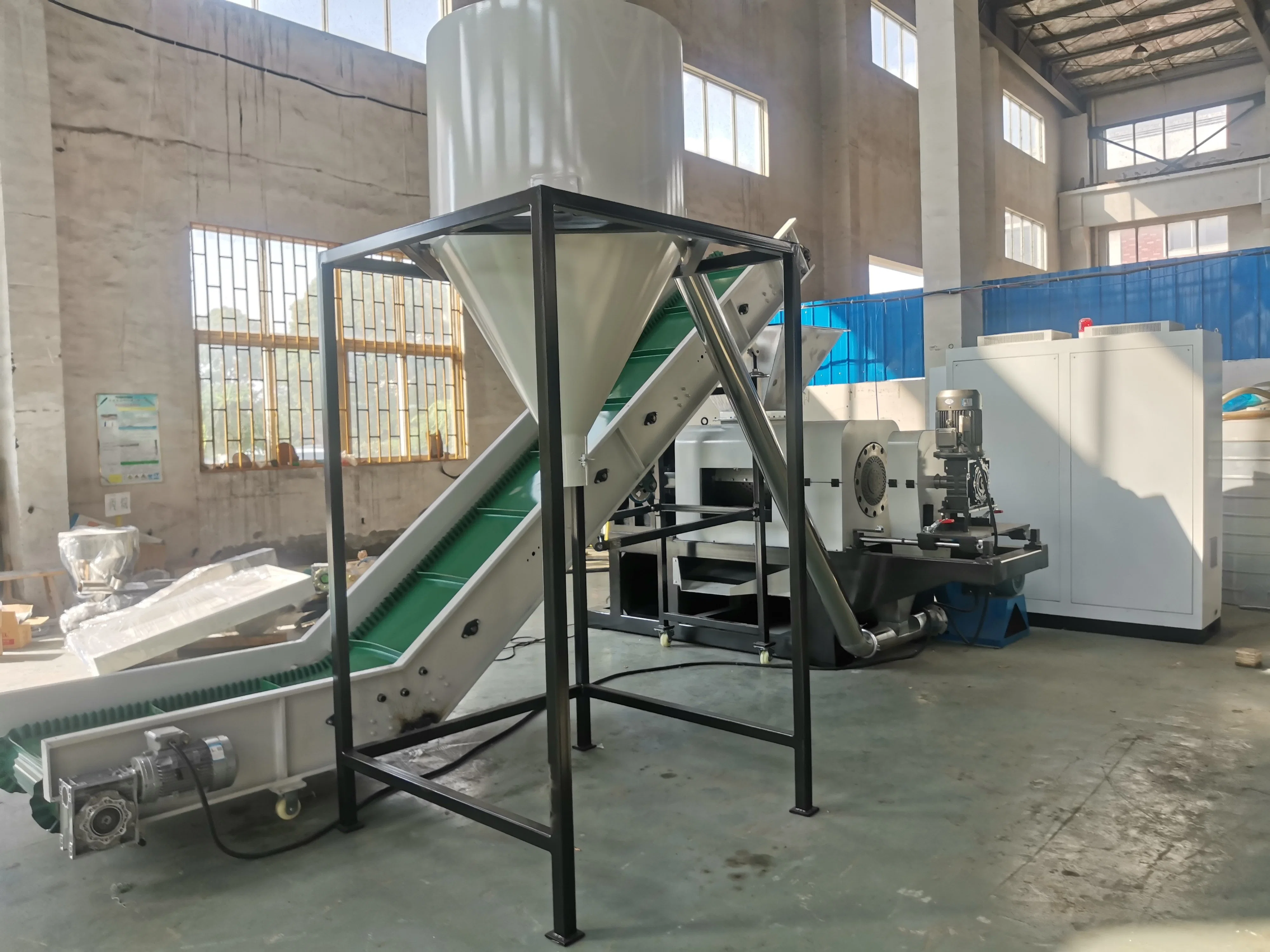 PP PE LDPE Film Plastic Squeezing Screw Press Dryer Machine