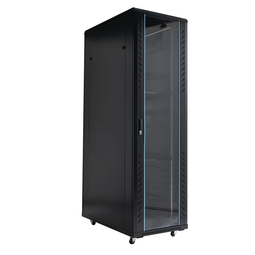 Armoire réseau pour serveur 19 pouces à entrée de données 42u